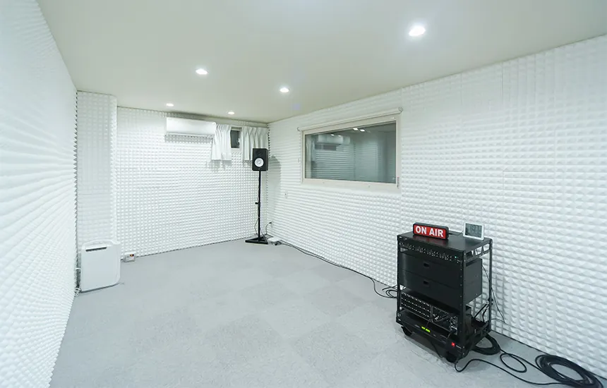 Inside ALBE Chikusa Recording Studio