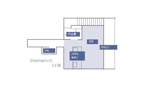 名東区ハウススタジオ1Fフロアー図